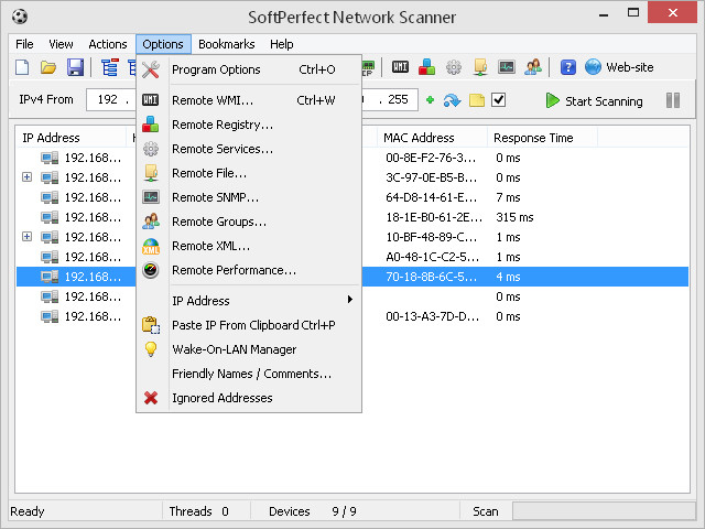 SoftPerfect Network Scanner, why does it fail SoftPerfect Network Scanner, troubleshooting guide for errors and timeouts